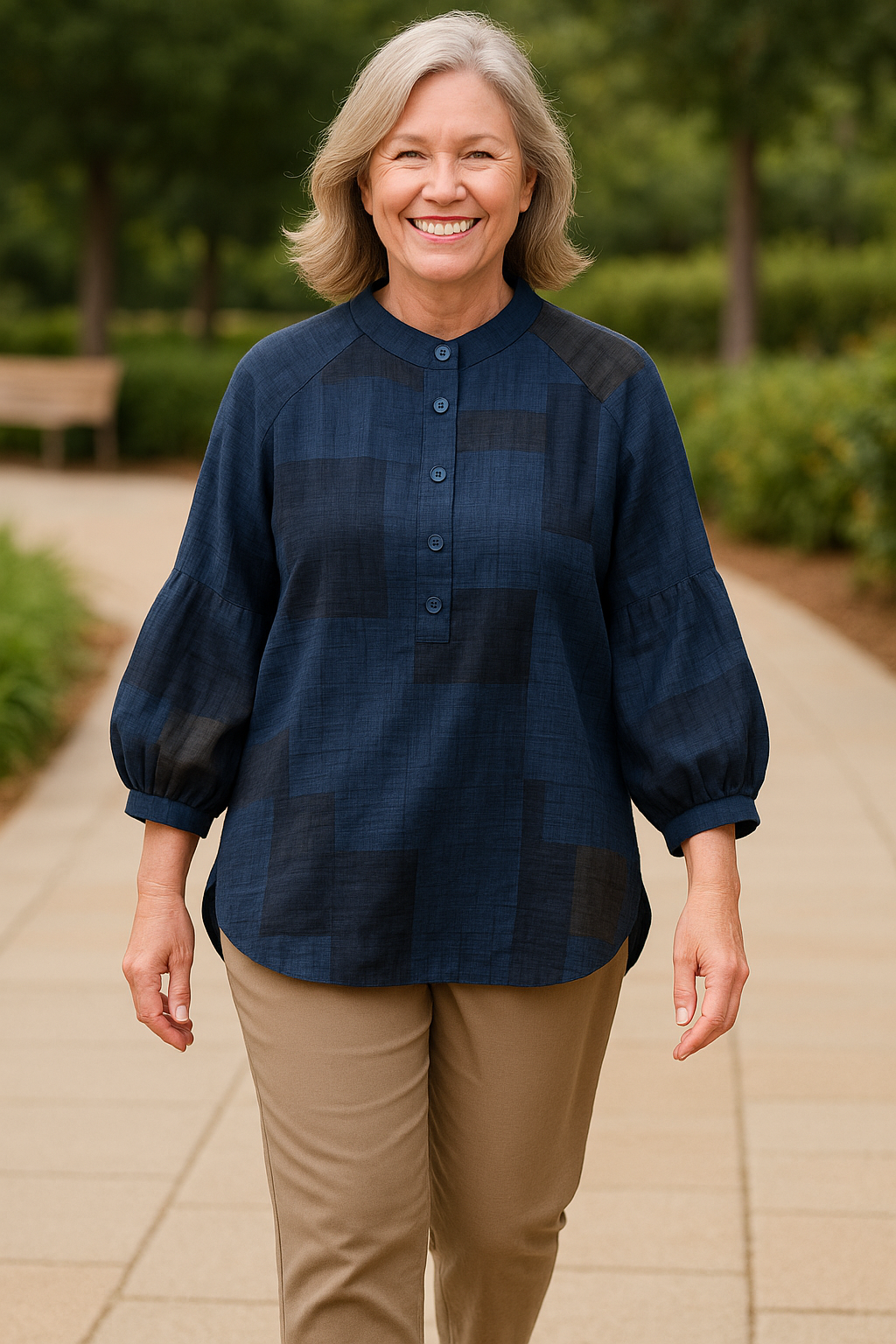 Willow | Blouse femme en coton et lin, légère et respirante pour l'été
