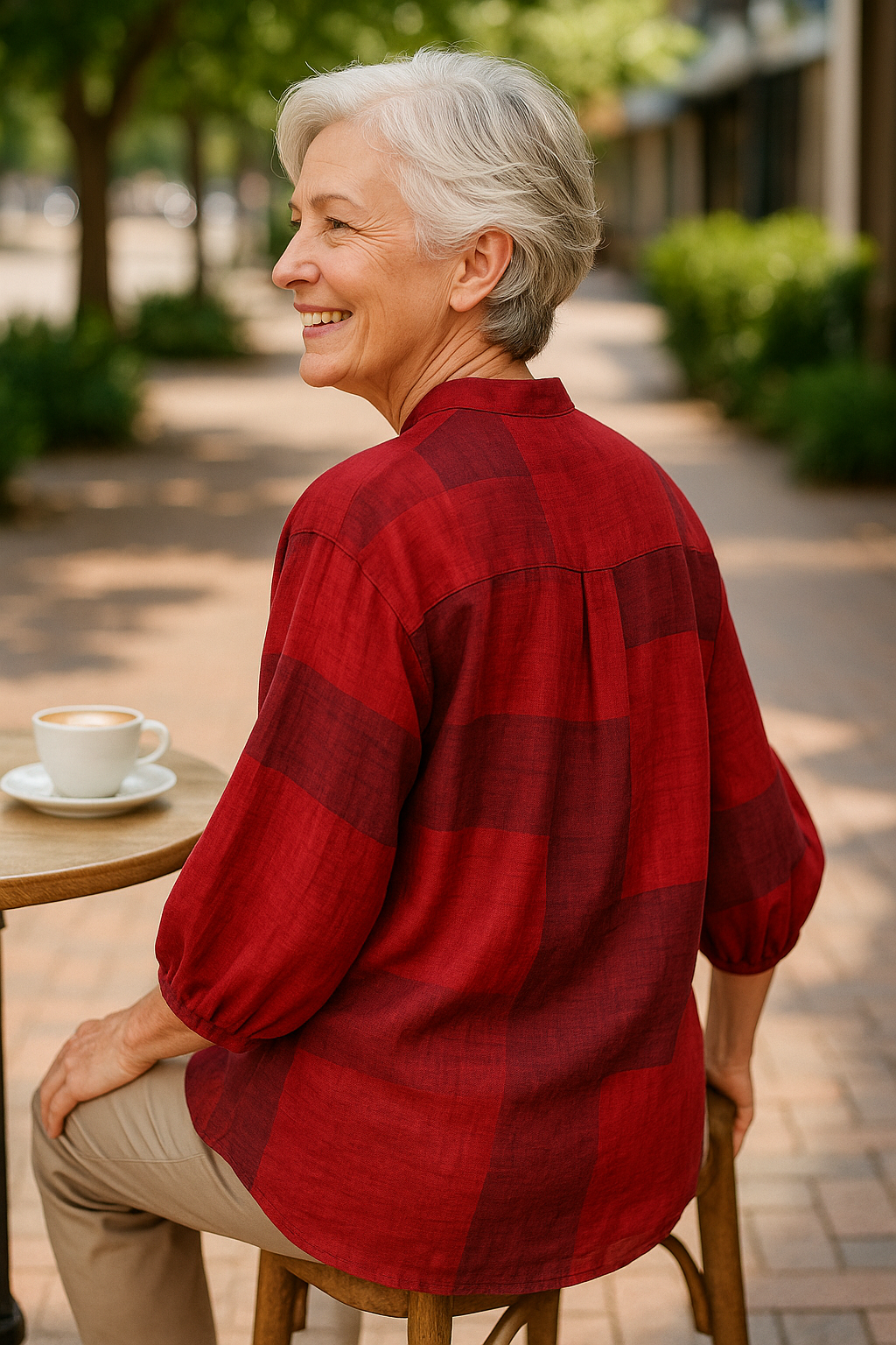 Willow | Blouse femme en coton et lin, légère et respirante pour l'été