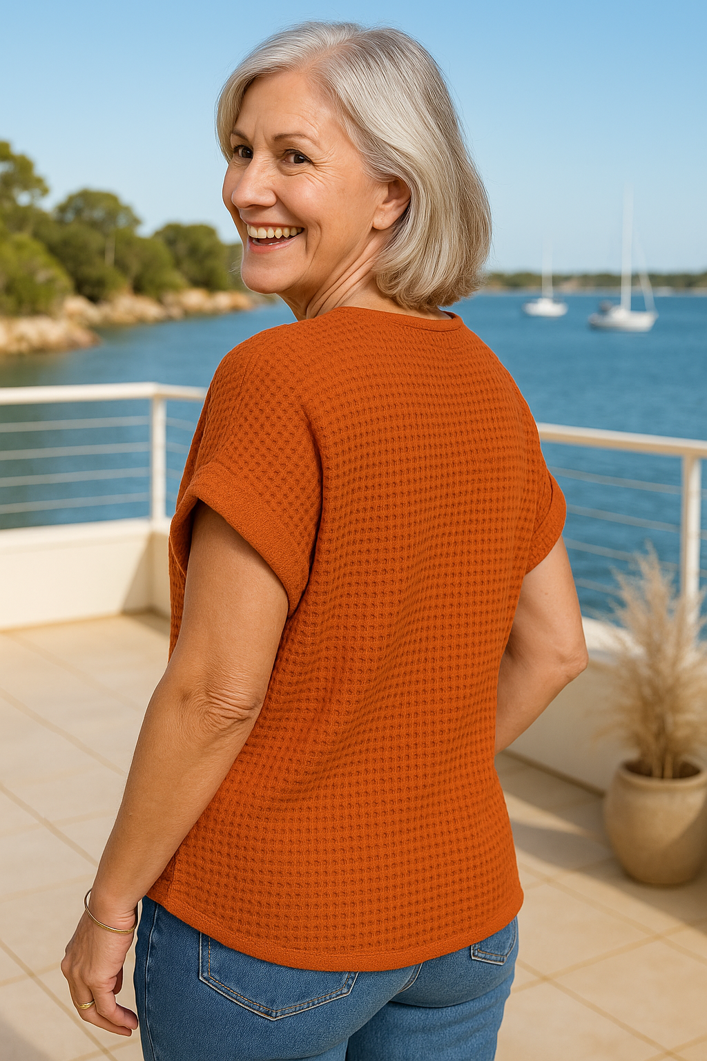 Leona | Blouse femme boho en dentelle douce, confortable et élégante