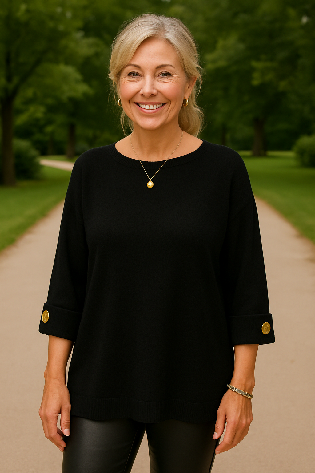 Danika | Blouse femme en maille, élégante et confortable pour le quotidien