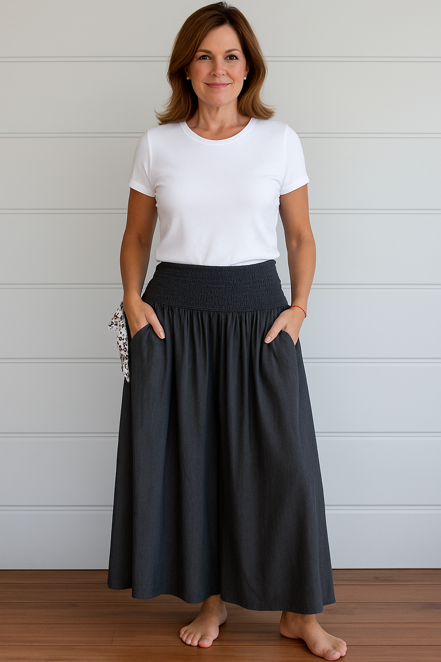 Nerina | Pantalon femme confortable à jambe large, élégant pour le quotidien