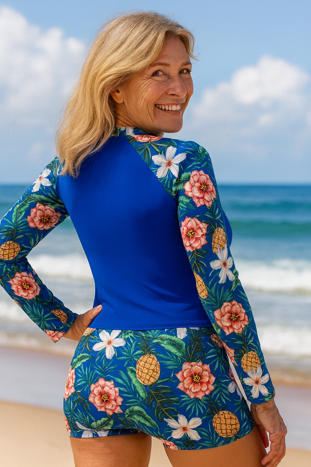 AquaGrace | Tankini femme anti-UV, ensemble protecteur confortable toute la journée