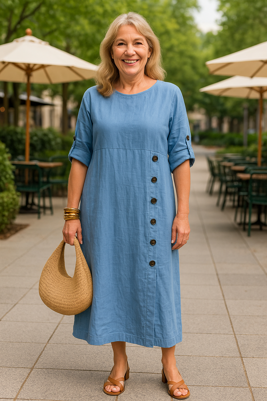 Isaure | Robe longue femme trapèze fluide, élégante pour grandes occasions