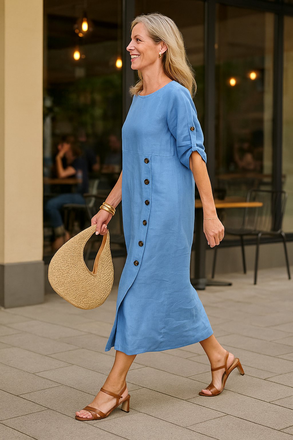 Isaure | Robe longue femme trapèze fluide, élégante pour grandes occasions