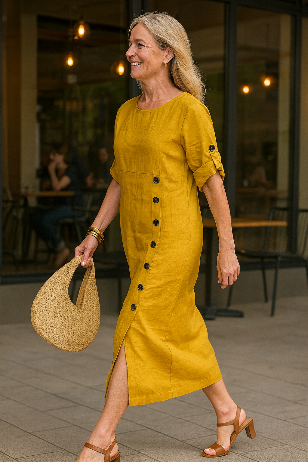 Isaure | Robe longue femme trapèze fluide, élégante pour grandes occasions