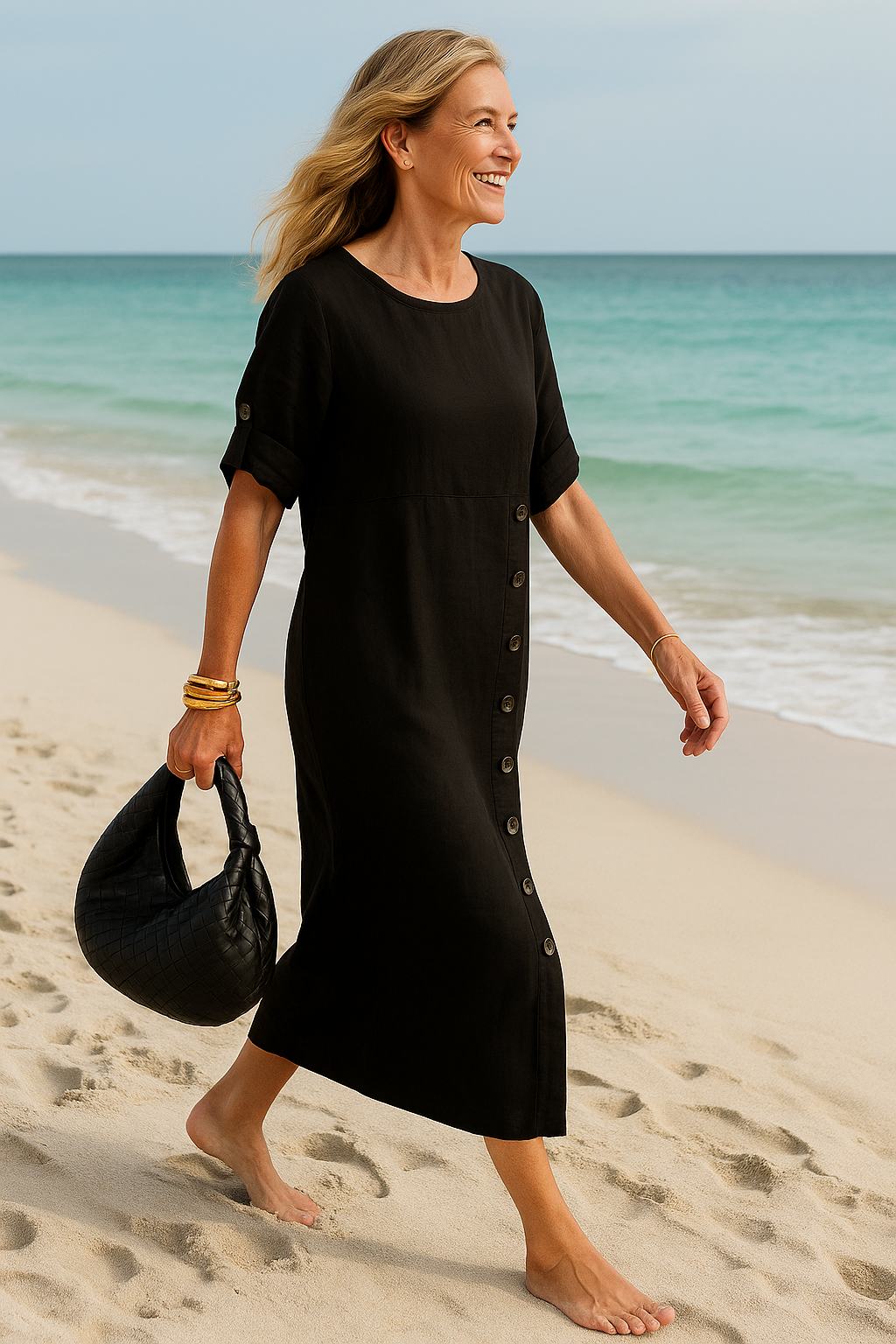 Isaure | Robe longue femme trapèze fluide, élégante pour grandes occasions