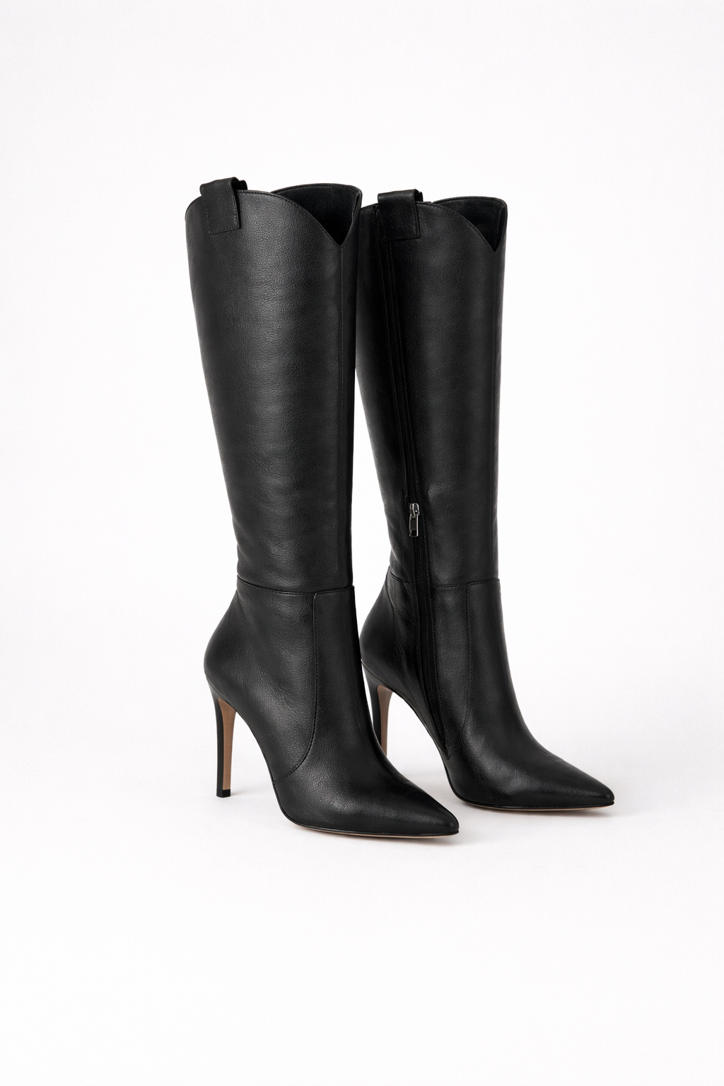 Bottes Femme à Talon Hautes Élégantes en Daim