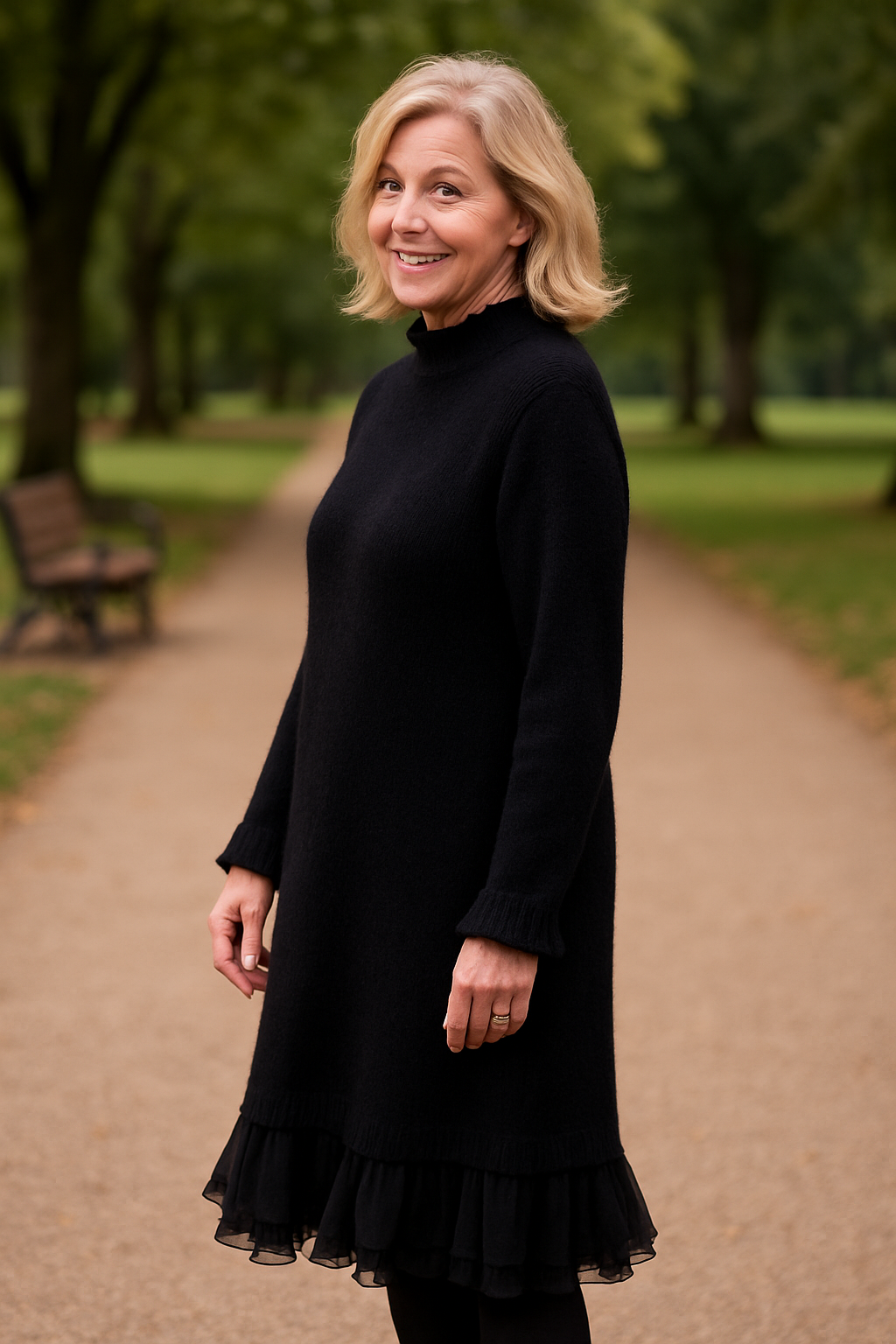 Meadow | Robe pull femme mi-longue en maille douce, confortable et élégante