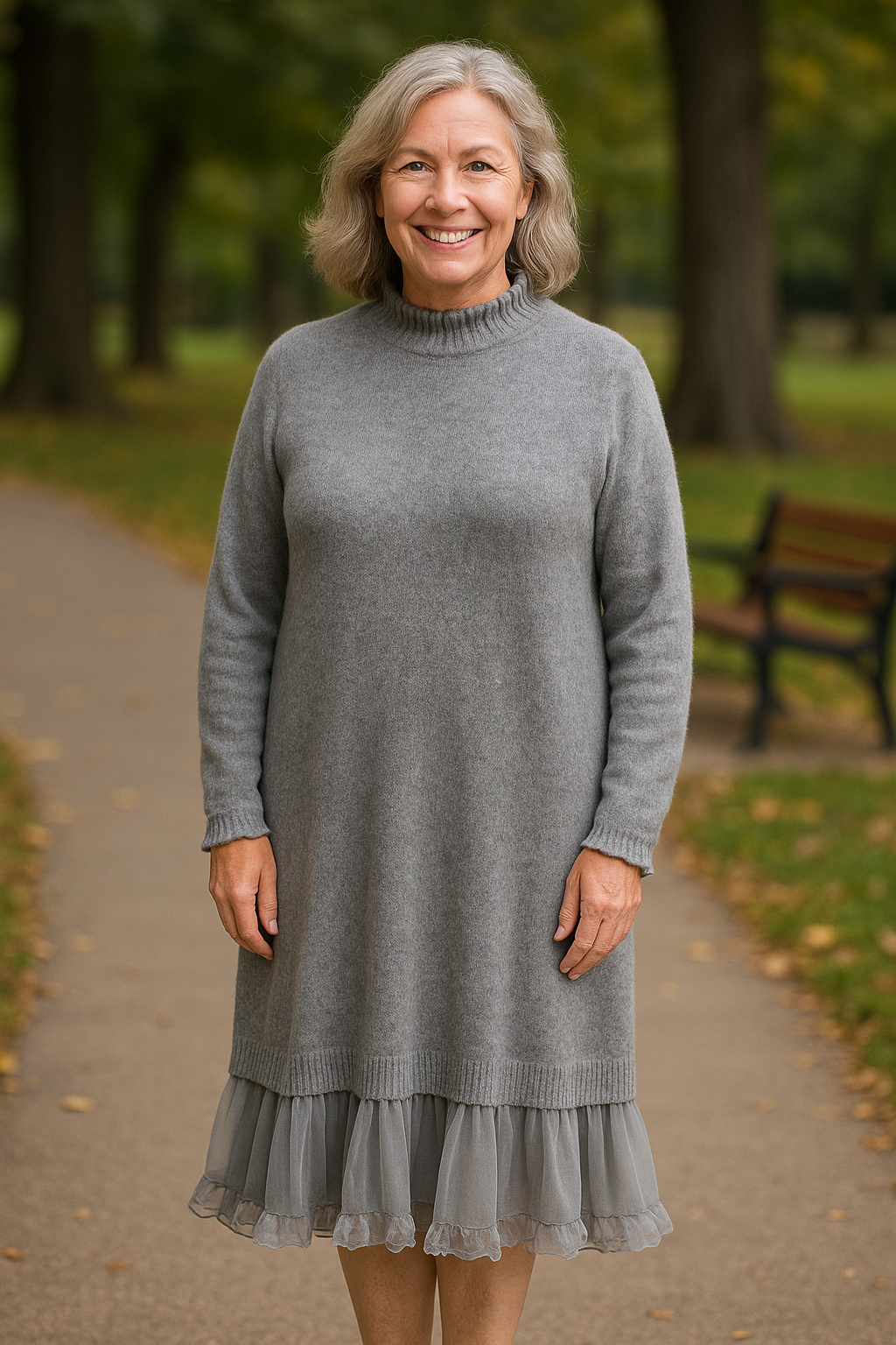 Meadow | Robe pull femme mi-longue en maille douce, confortable et élégante