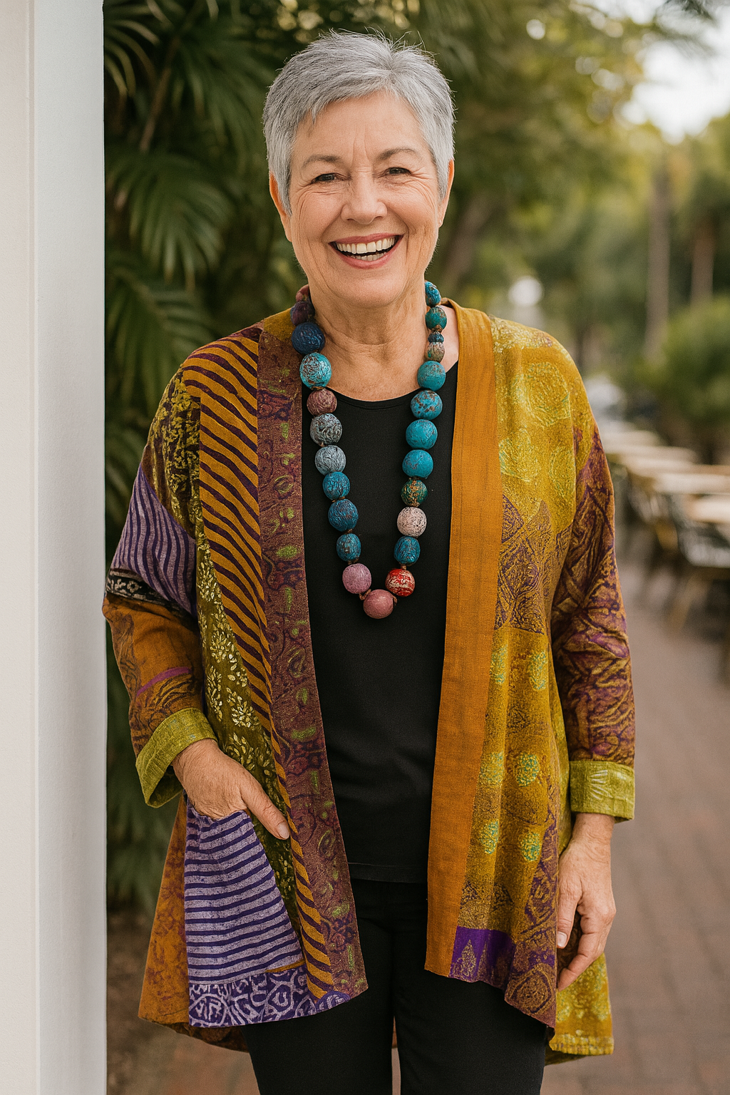 Astrid | Cardigan femme drapé élégant et confortable pour le quotidien