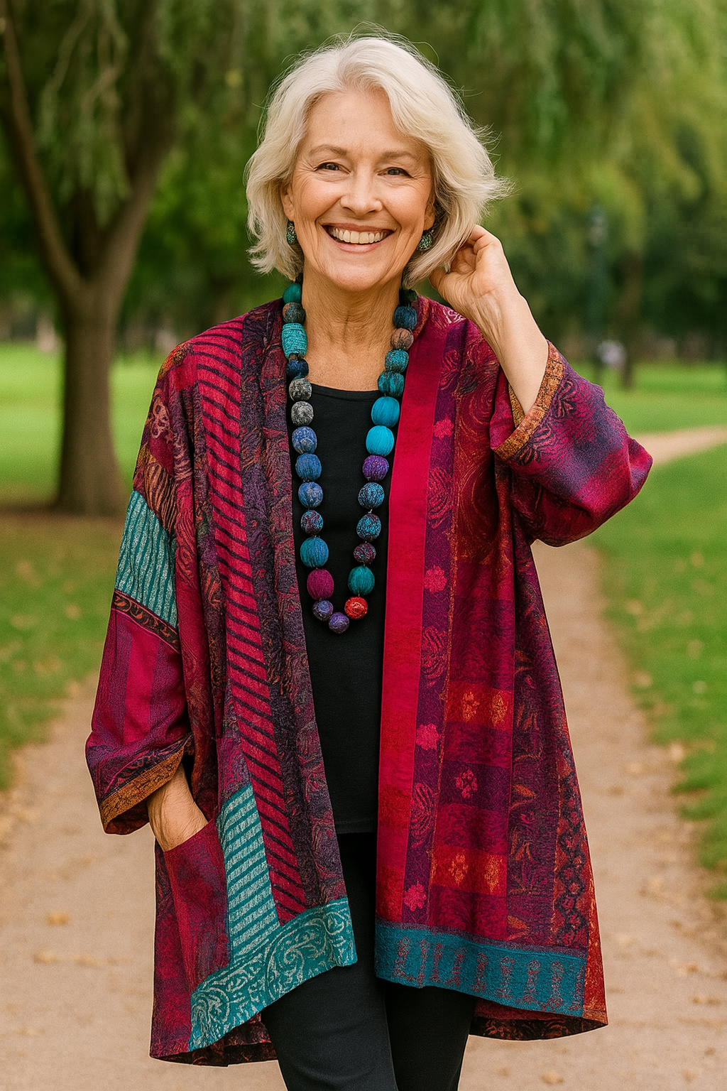 Astrid | Cardigan femme drapé élégant et confortable pour le quotidien