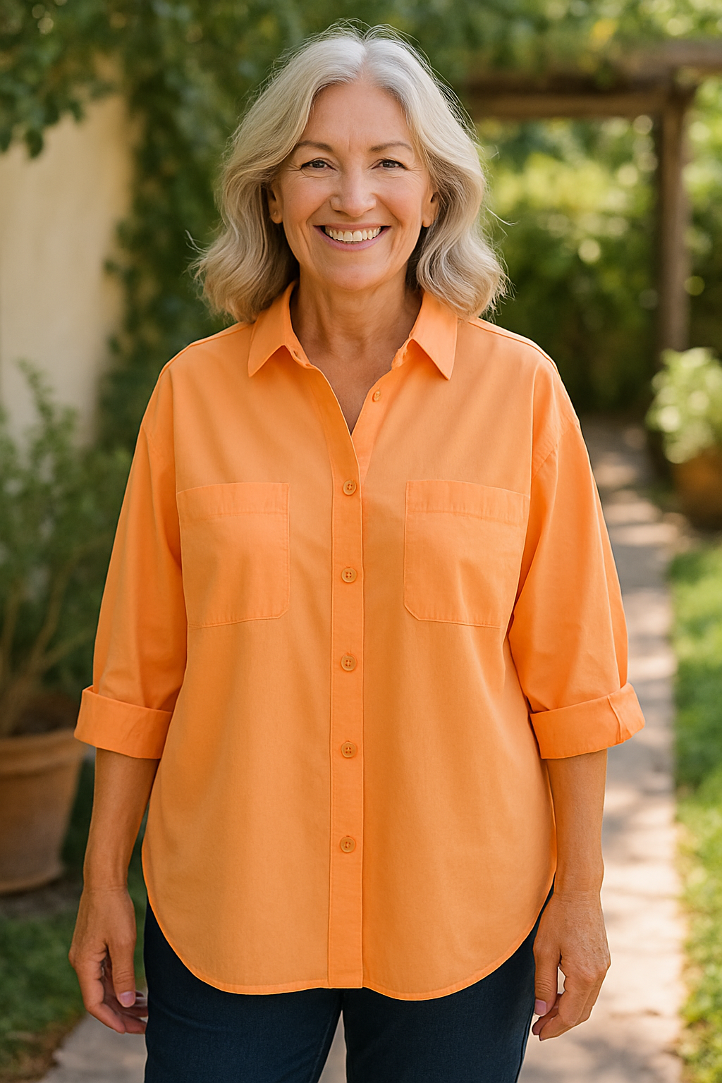 Nella | Blouse femme en coton confortable, style sans effort au quotidien