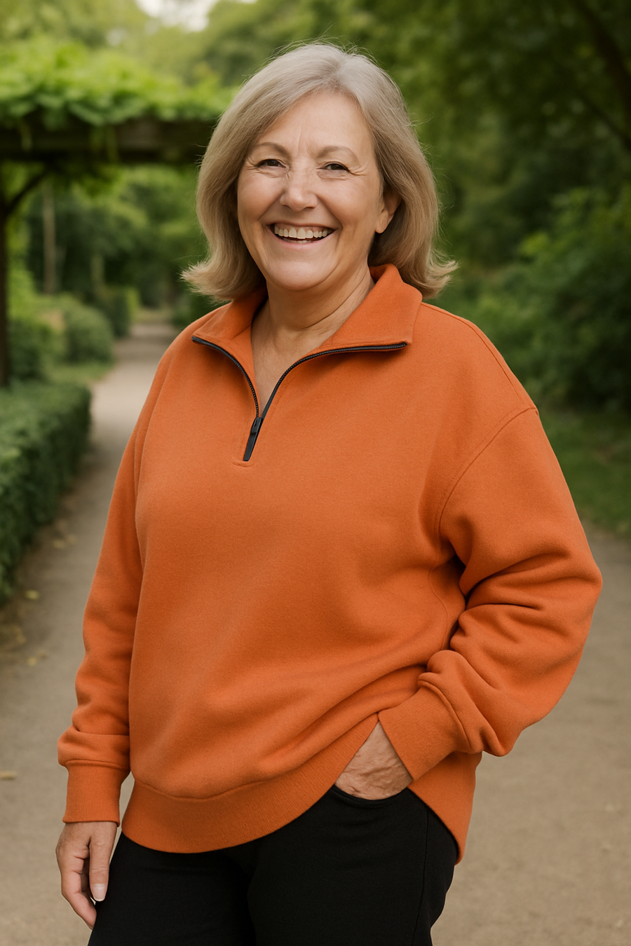 Bindi | Pull femme en maille demi-zip doux, confortable et élégant