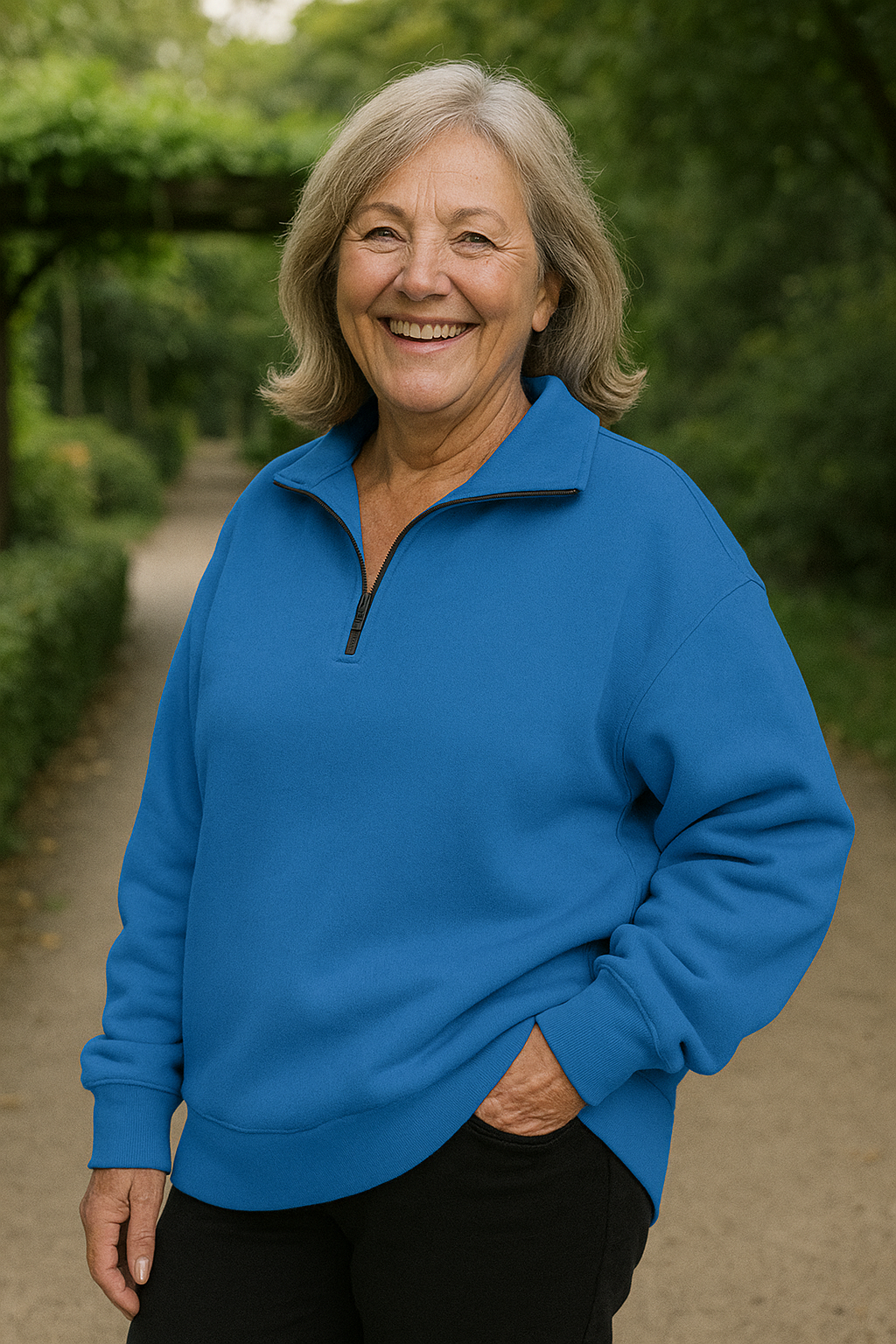 Bindi | Pull femme en maille demi-zip doux, confortable et élégant