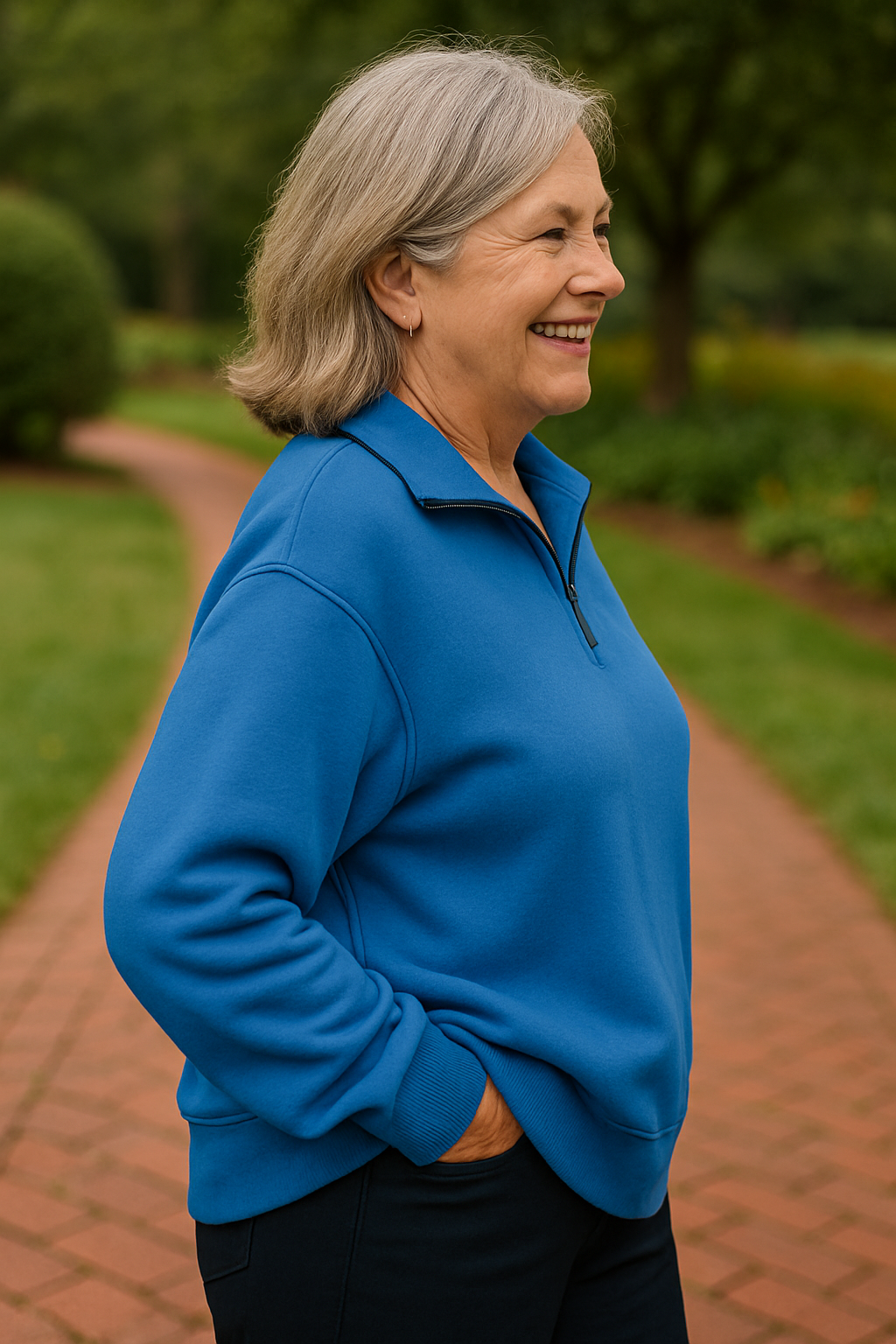Bindi | Pull femme en maille demi-zip doux, confortable et élégant