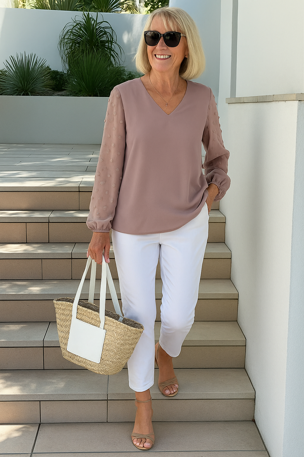 Evelyn | Blouse femme confortable, élégante et flatteuse pour le quotidien