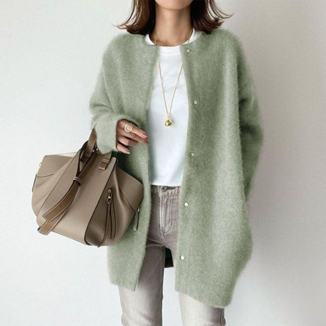 Elira | Cardigan femme en maille cosy et chic, chaud pour l'automne