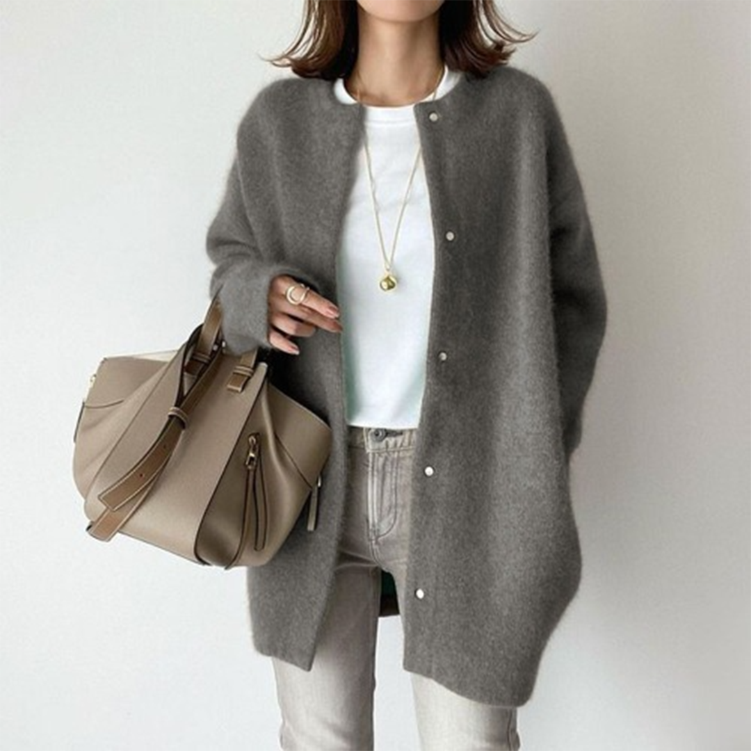 Elira | Cardigan femme en maille cosy et chic, chaud pour l'automne
