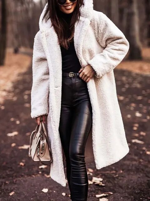 Amara | Manteau femme en laine douillet, chaud et élégant
