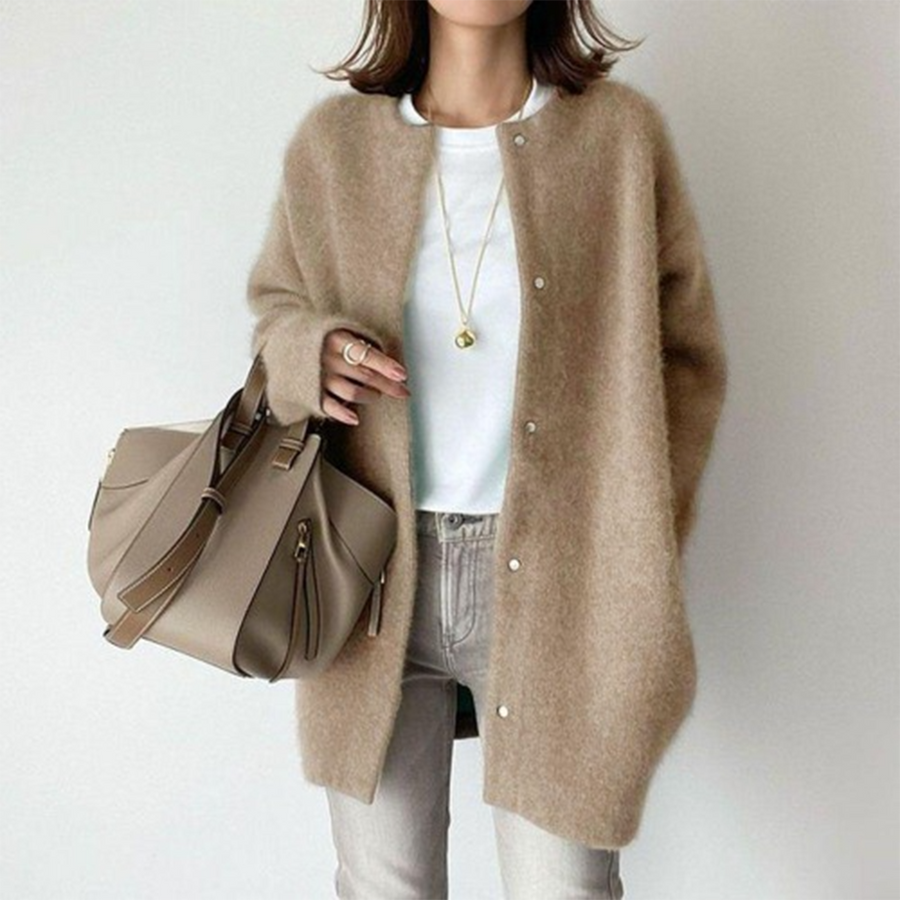 Elira | Cardigan femme en maille cosy et chic, chaud pour l'automne