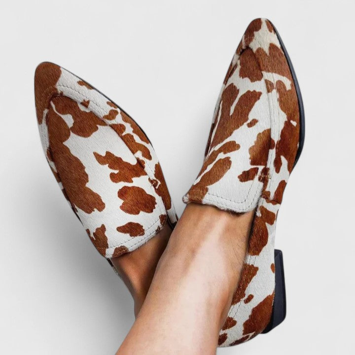 Reniah | Mocassins femme à talon plat, semelle antidérapante confortables pour la marche