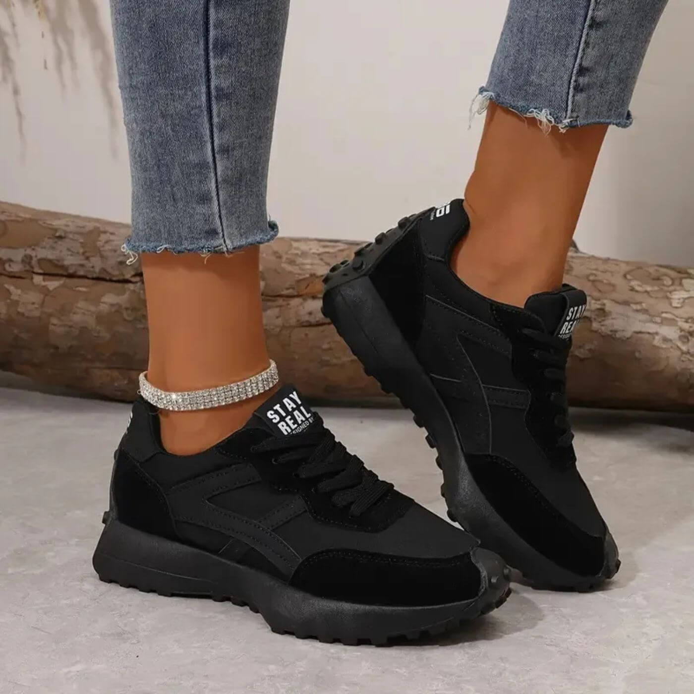 Jordyn | Baskets femme confortables modernes, légères pour la marche