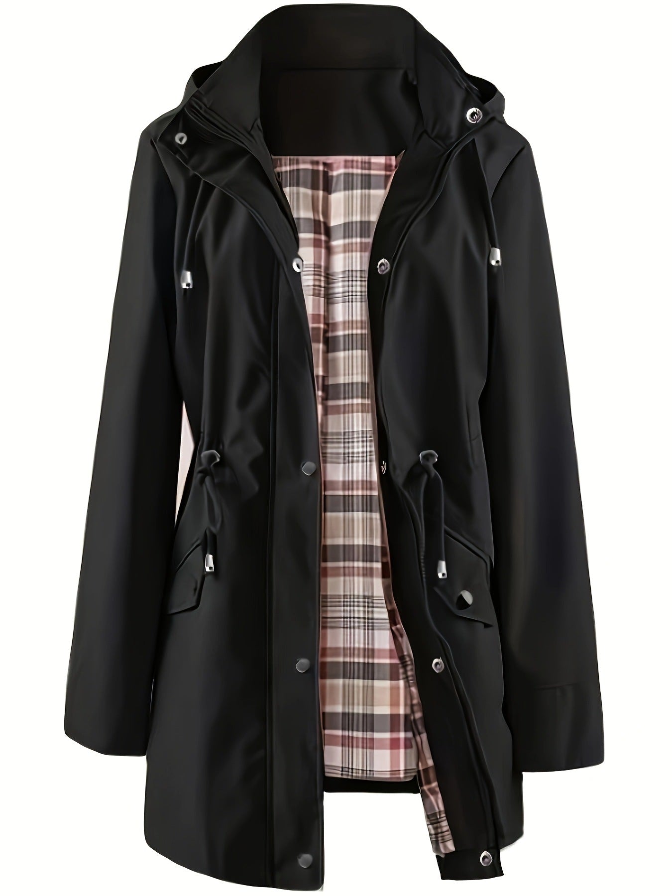 Élise | Veste imperméable femme coupe-vent à capuche, veste de pluie