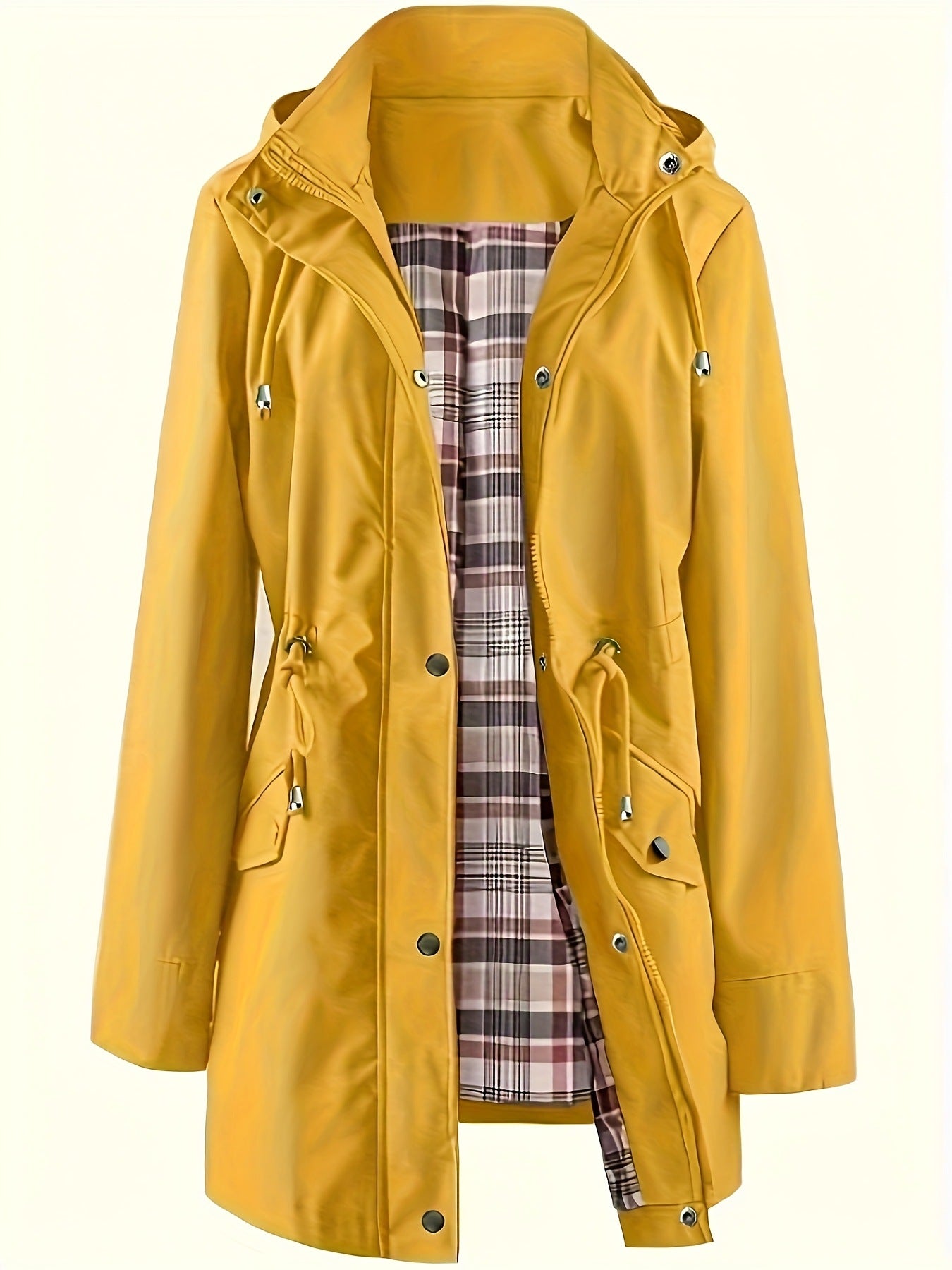 Élise | Veste imperméable femme coupe-vent à capuche, veste de pluie