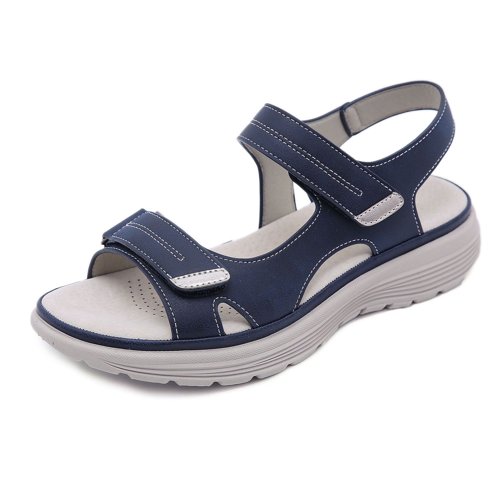 Violette | Sandales femme à mémoire de forme, brides ajustables semelle antidérapante