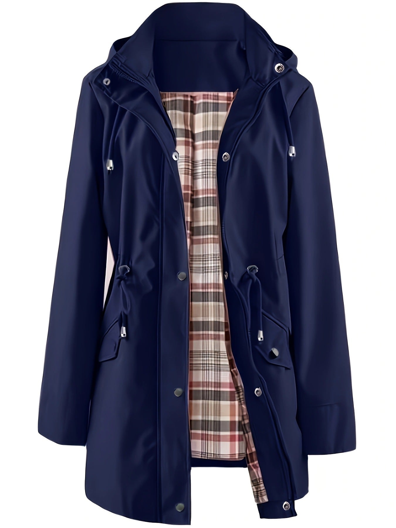 Élise | Veste imperméable femme coupe-vent à capuche, veste de pluie