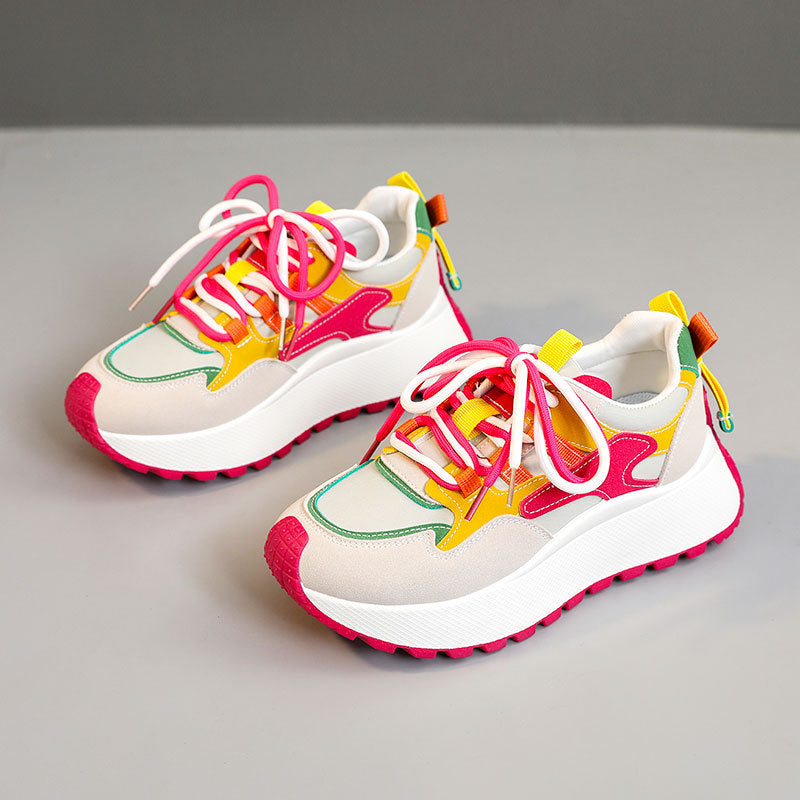 Brissa | Baskets femme de running respirantes, confortables à lacets
