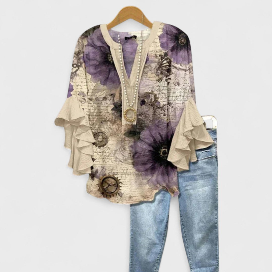 Toinette | Blouse femme élégante fluide, pour le bureau et les sorties