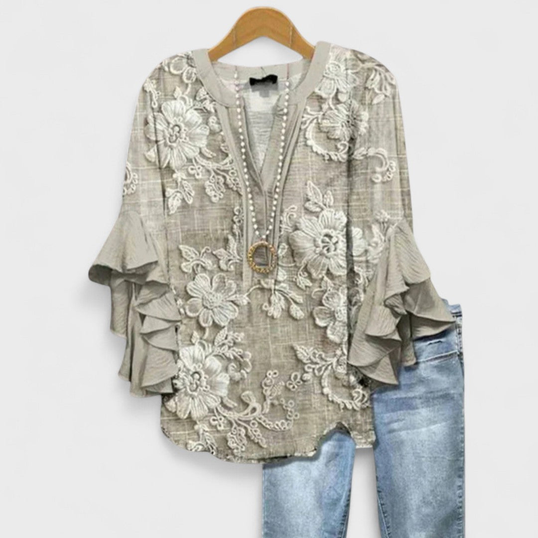 Toinette | Blouse femme élégante fluide, pour le bureau et les sorties