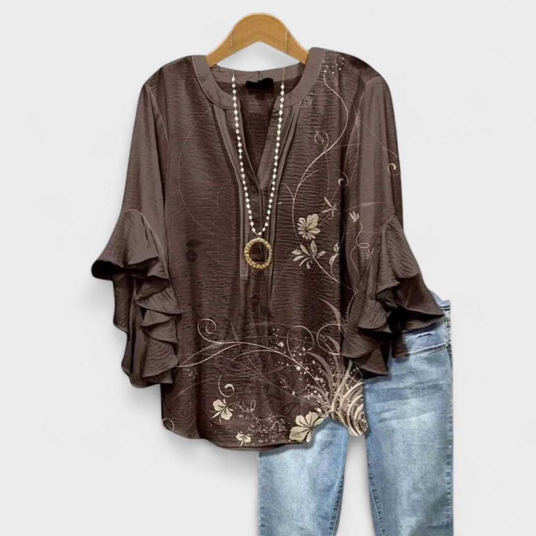 Toinette | Blouse femme élégante fluide, pour le bureau et les sorties