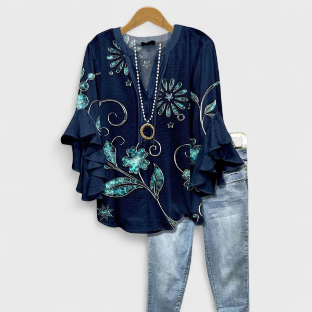 Toinette | Blouse femme élégante fluide, pour le bureau et les sorties
