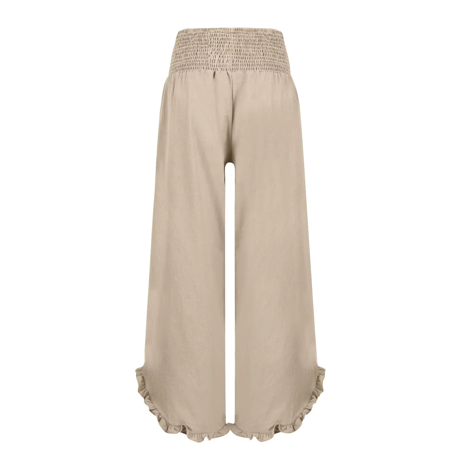 Tavina | Pantalon femme en coton et lin, léger et confortable pour l'été