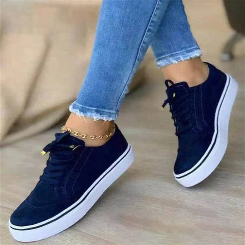 Sandra | Baskets femme à plateforme, confortables légères pour la marche