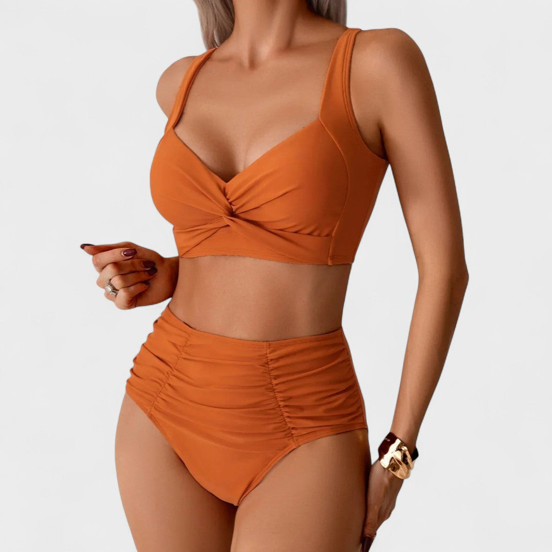 Nalia | Bikini femme à volants, confortable et élégant pour l'été