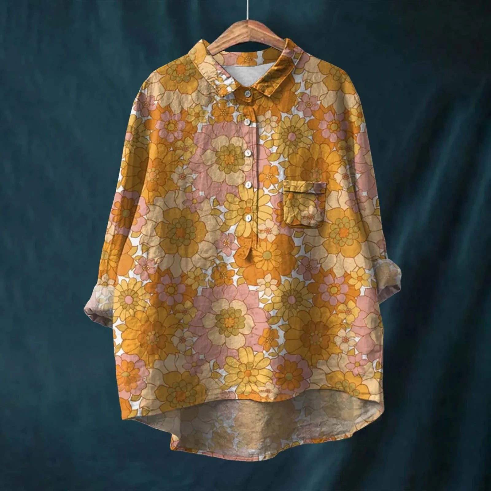 Elinora | Blouse femme à manches longues légère, flatteuse et intemporelle