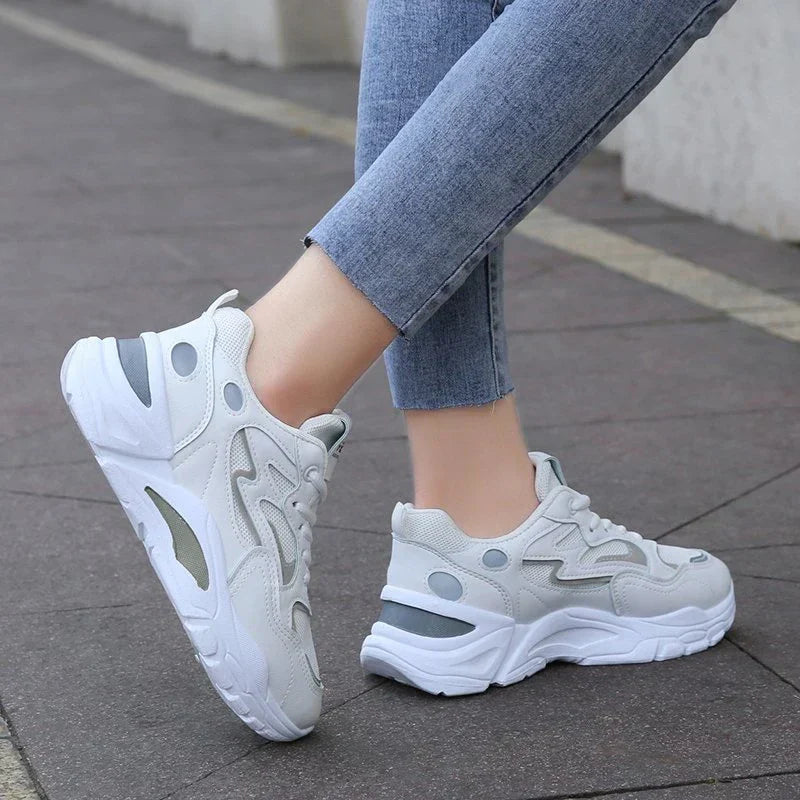 Kamille | Baskets femme chunky multicolores, à plateforme tendance