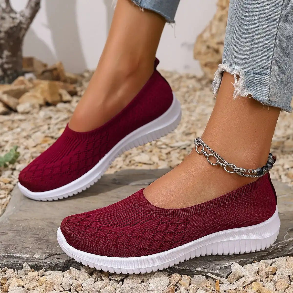 Aveline | Mocassins femme confortables à enfiler, légers pour le quotidien