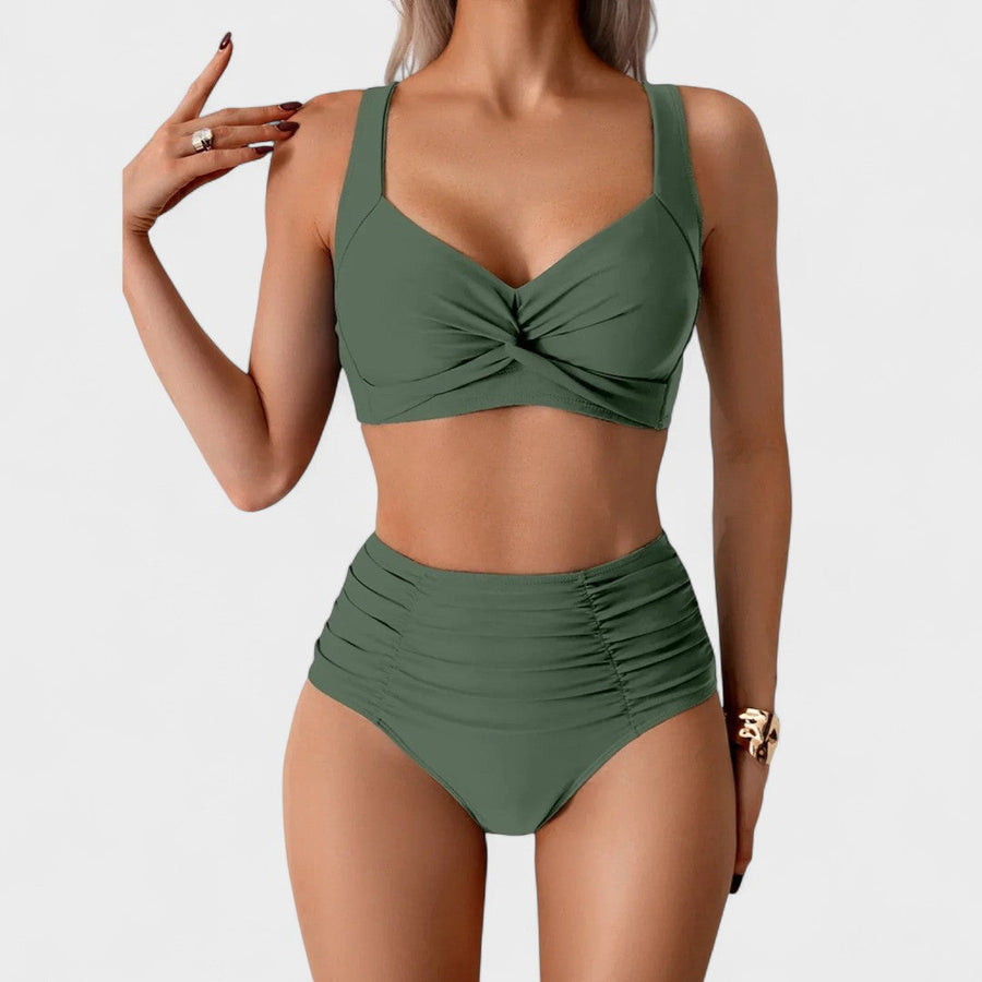Nalia | Bikini femme à volants, confortable et élégant pour l'été