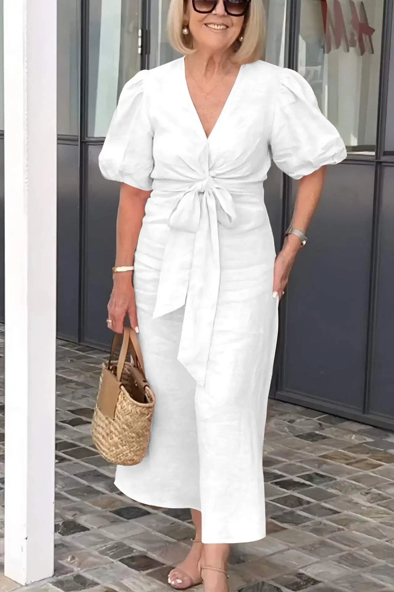 Daria | Robe midi femme fluide, douce élégante et confortable