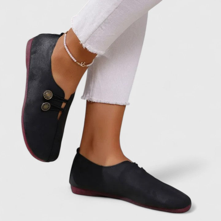 Kyline | Mocassins femme élégants confortables à enfiler pour le quotidien
