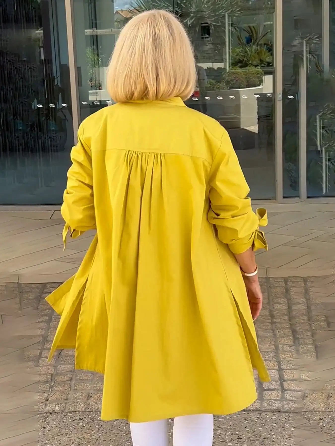 Linda | Blouse femme drapée élégante et fluide pour toutes les femmes