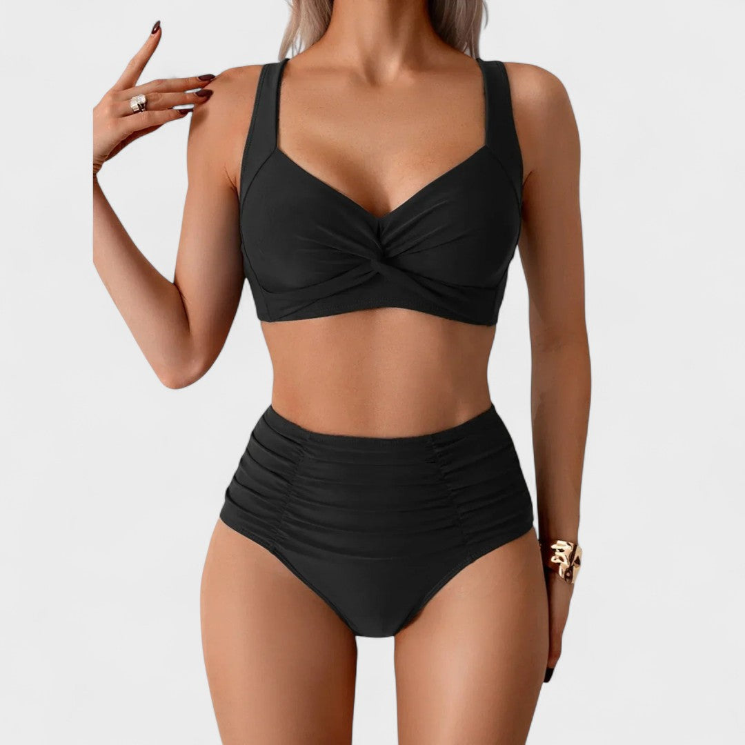 Nalia | Bikini femme à volants, confortable et élégant pour l'été