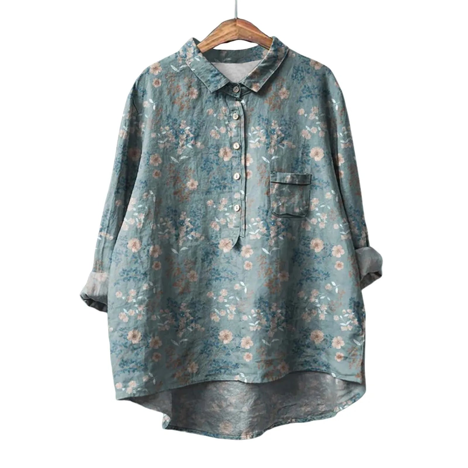 Elinora | Blouse femme à manches longues légère, flatteuse et intemporelle