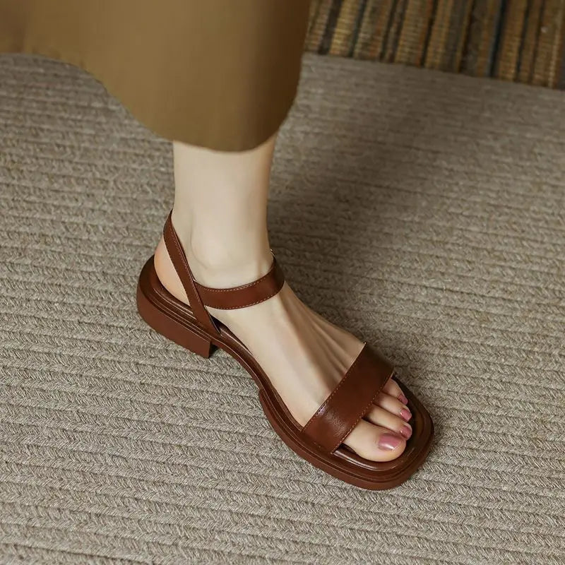 Vitali | Sandales femme à enfiler classiques, confortables pour l'été