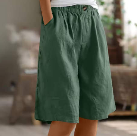 Hazel | Short femme en lin, coupe flatteuse pour les beaux jours