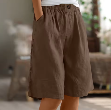 Hazel | Short femme en lin, coupe flatteuse pour les beaux jours